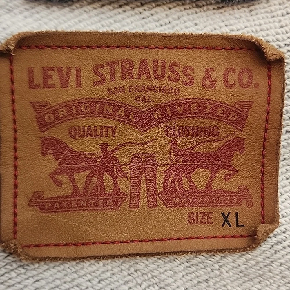 Levi Strauss & Co. Vintage Gray Trucker Classic Jacjet Sz XL - Picture 6 of 9
